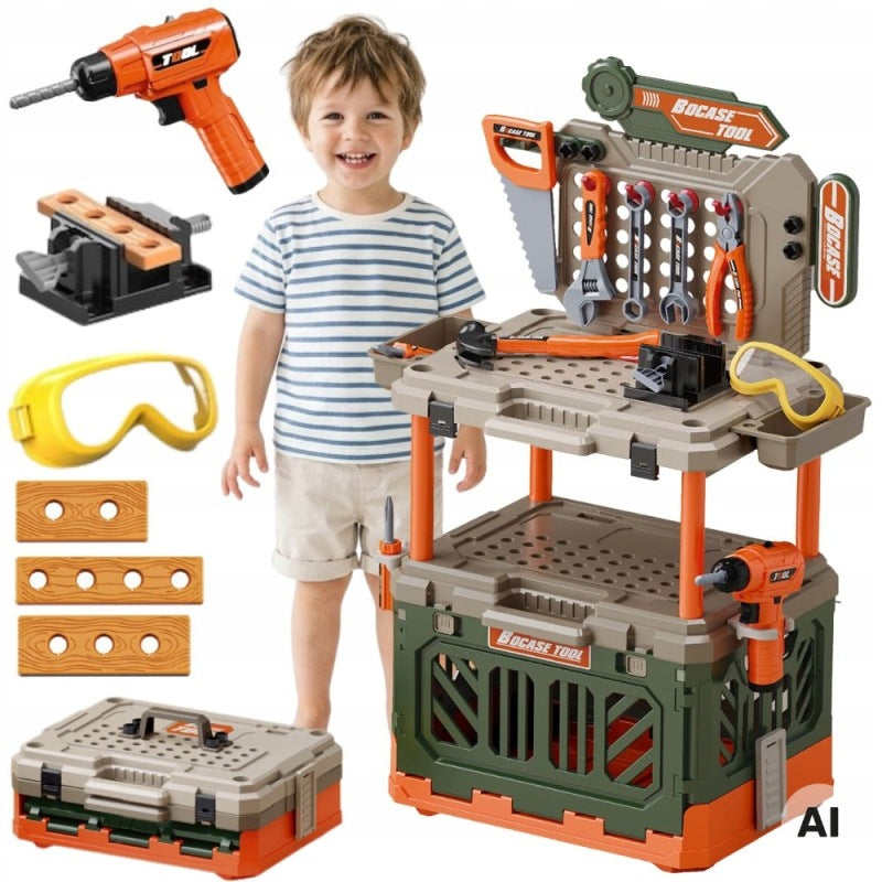 Workshop 4in1 DIY Kit Battery Operated Drill Akc 90el WOOPIE