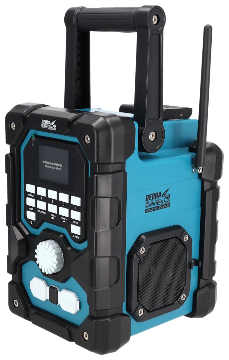 Workshop Construction Radio Dedra Bluetooth USB AUX Network Cordless Packaging status original