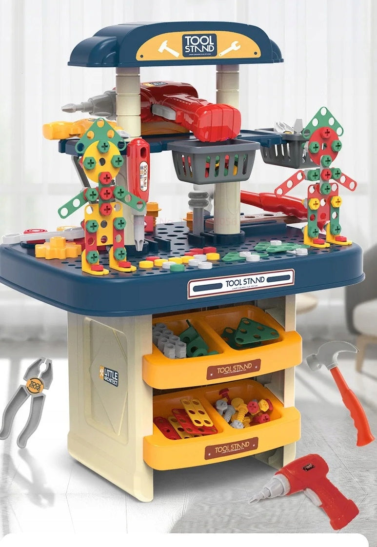 Workshop FOR BOY DIY builder SET drill 246el (W031) Manufacturer code W031 warsztat