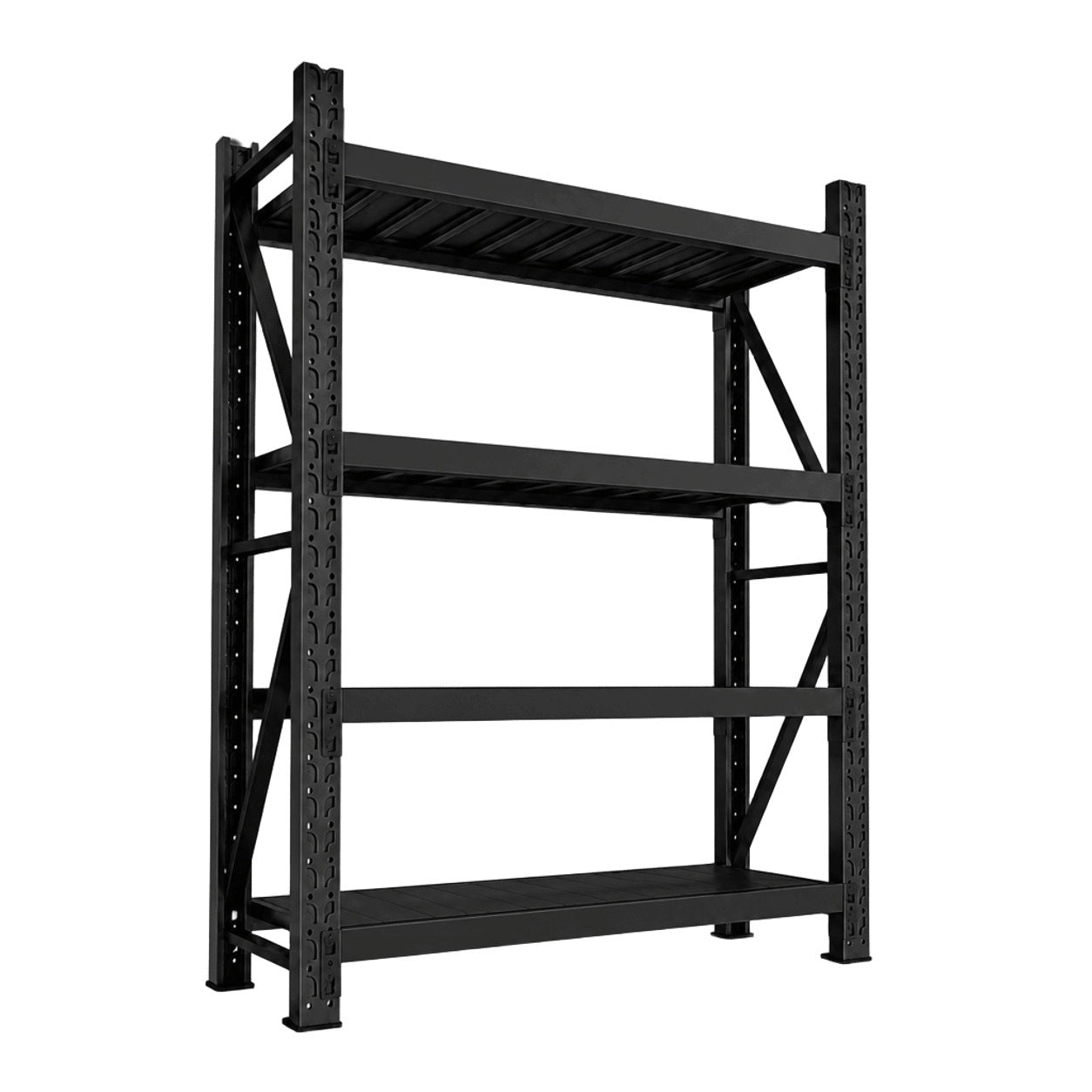 Workshop Storage Rack Metal 4 Shelves up to 200 KG EACH 150x60x200 cm
