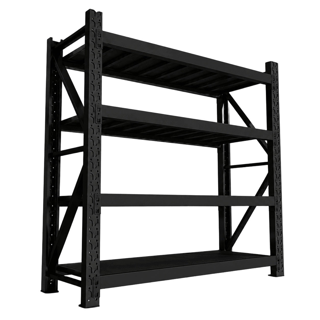 Workshop Storage Rack Metal 4 Shelves up to 200 KG EACH 200x50x200 cm