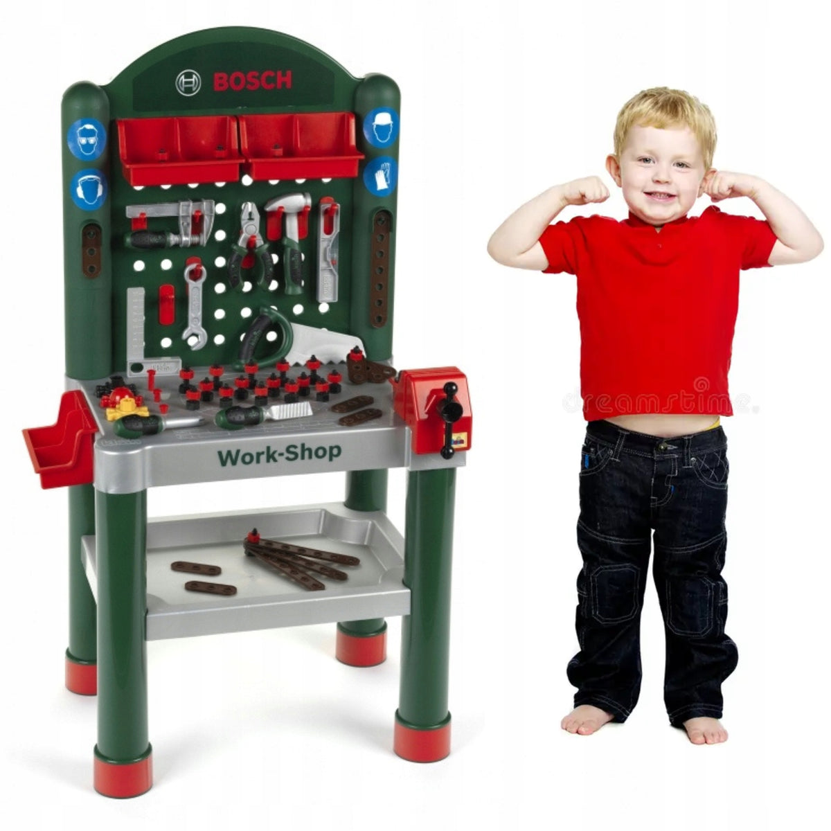 Workshop With Tools For Children BOSCH Klein 8320 Workshop Table Gift