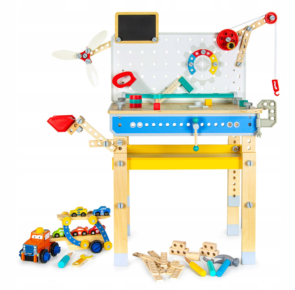 Workshop for Kids with Tools + Tow Truck with Cars DIY Kit! Manufacturer code 246270A