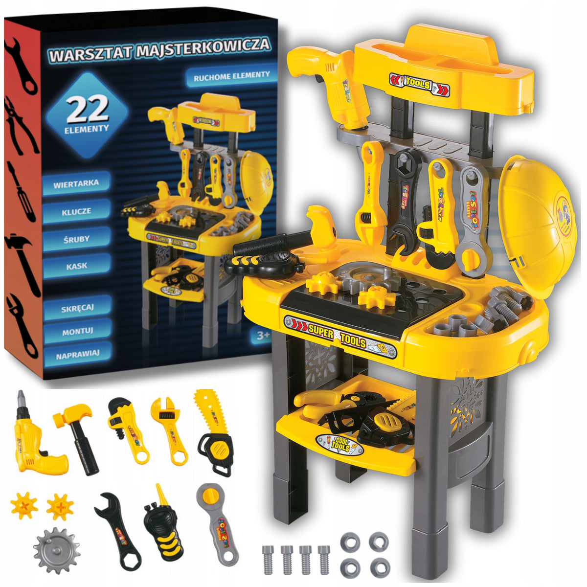 Workshop for children MAJSTERKOWICZA 22 elements Brand no brand