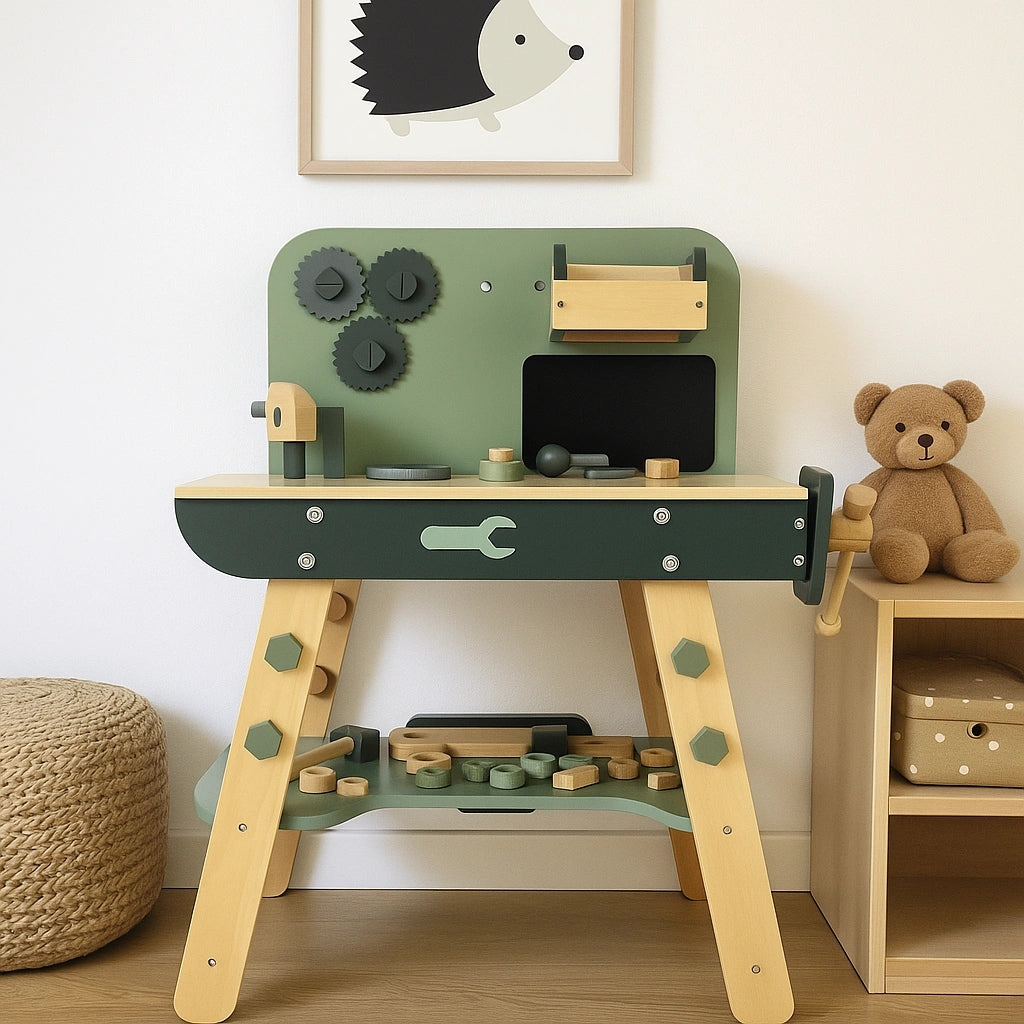 Workshop for children wooden tool set DIY workshop table Manufacturer code DAB1W246