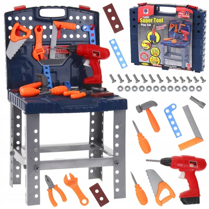 Workshop in Suitcase DIY Table Set of 2in1 Tools Drill