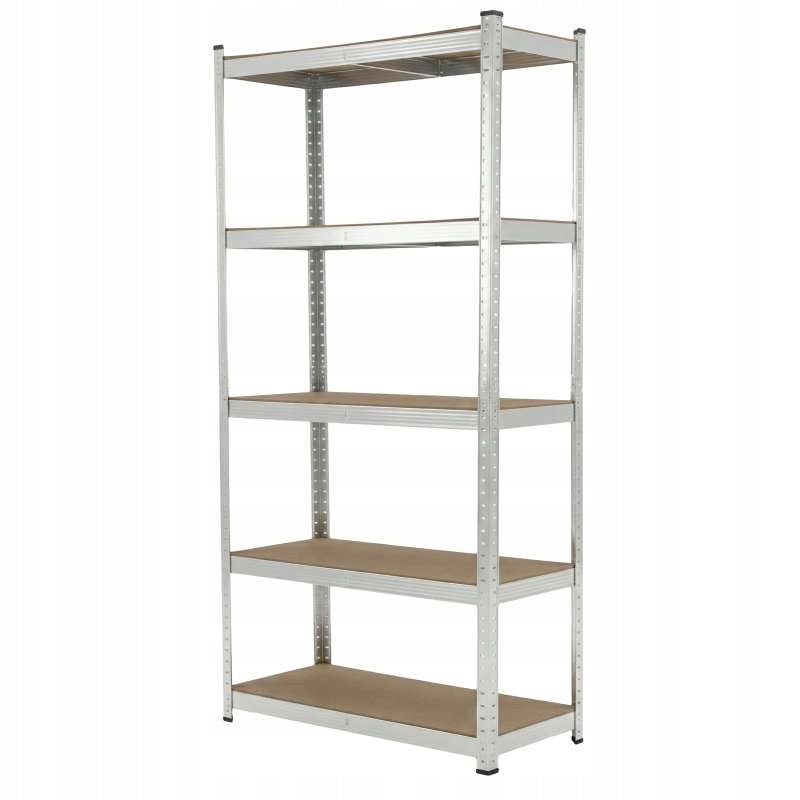 Workshop press-in metal storage rack 5 shelves 180×90×40, 875kg