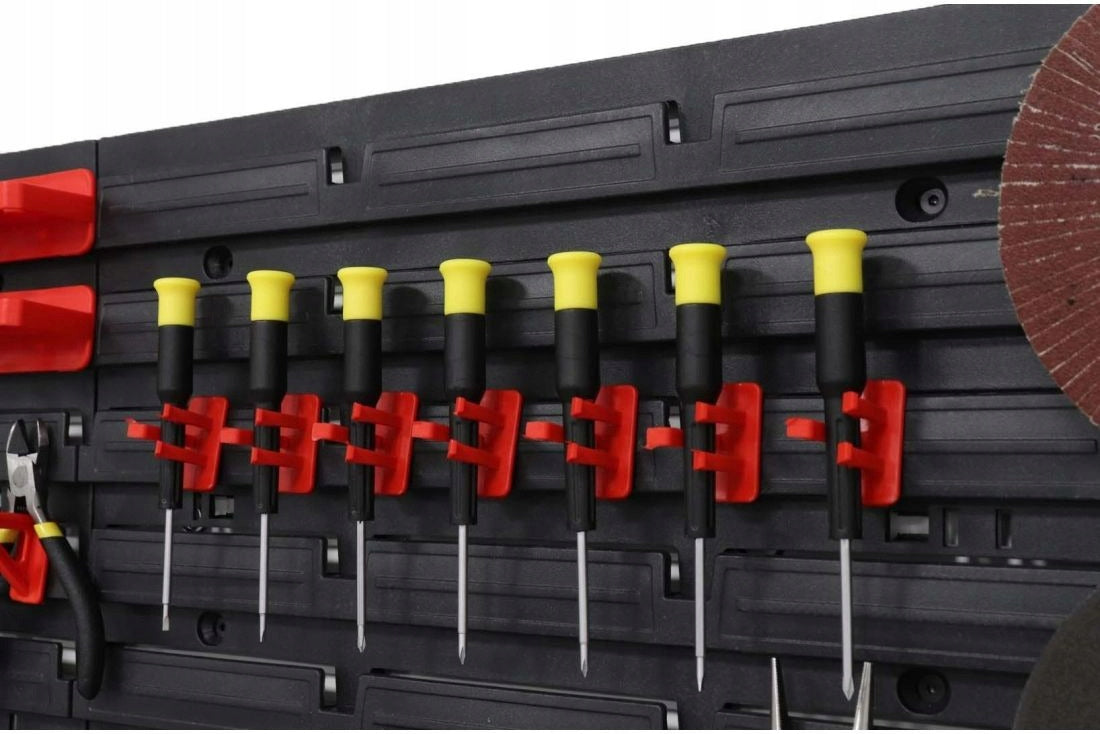 Workshop tool board 160x80 wall for tools Toolbox System Additional features hangable fastening holes for elements