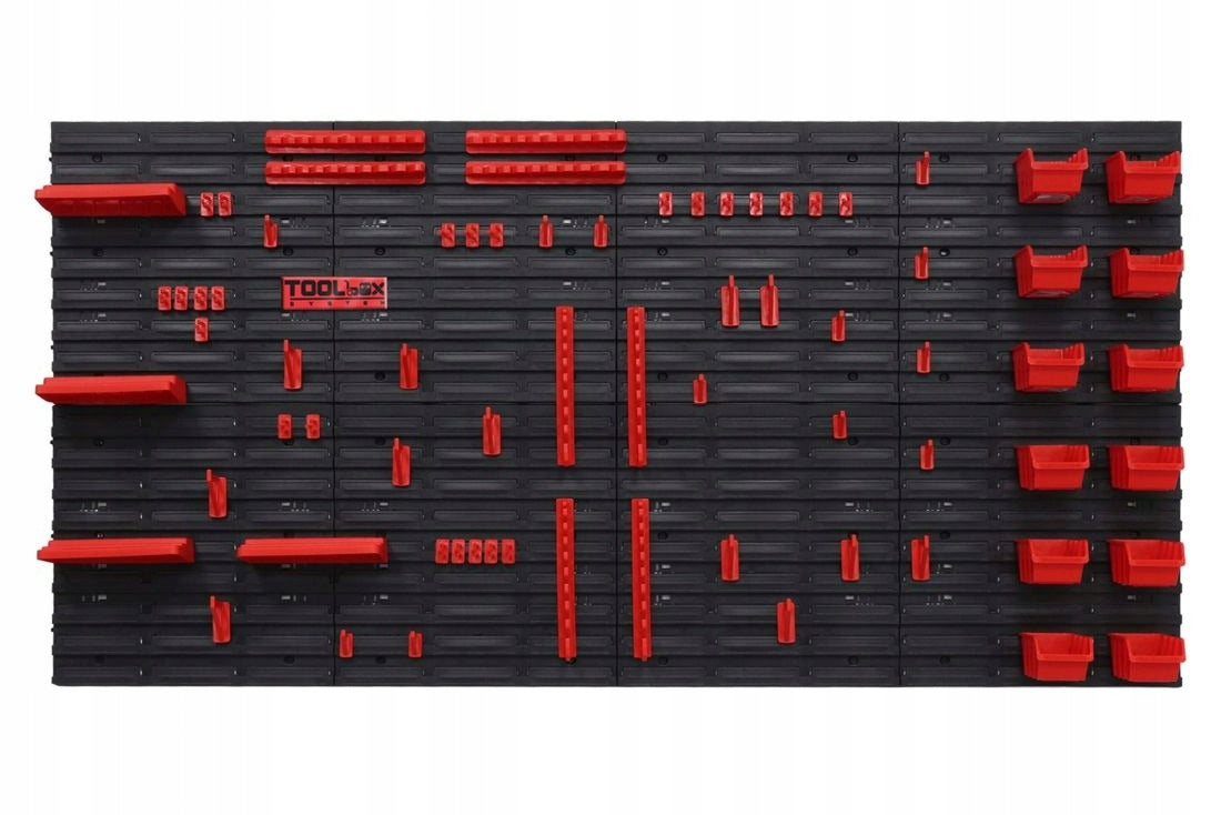 Workshop tool board 160x80 wall for tools Toolbox System Product width 156 cm