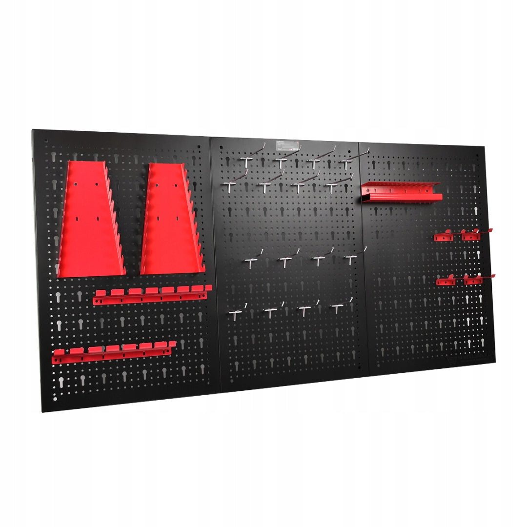 Workshop tool wall 120x60 cm with steel handles for garage Product height 60 cm