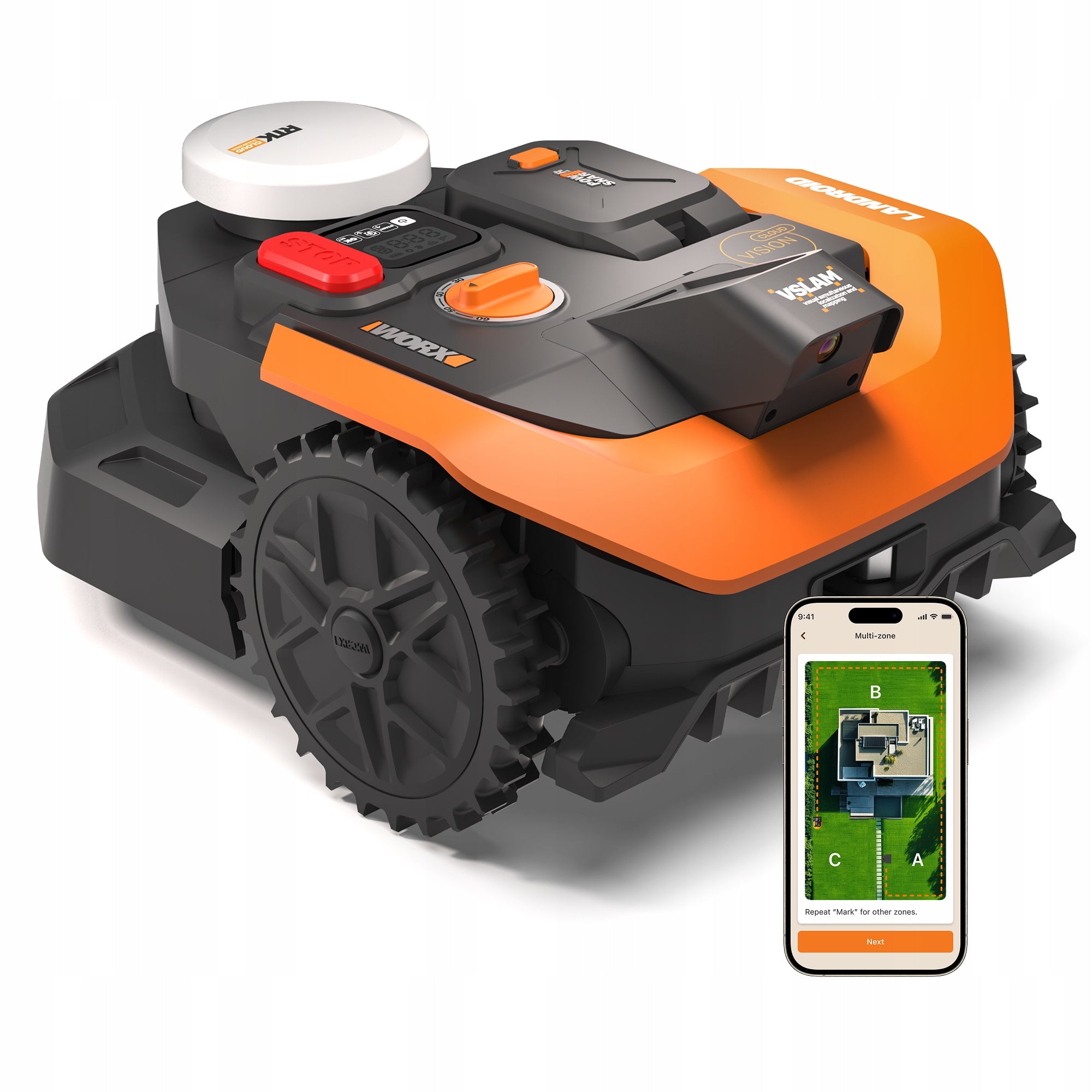 Worx Vision Cloud RTK AI V-SLAM 500m2 WR305E Manufacturer code WR305E