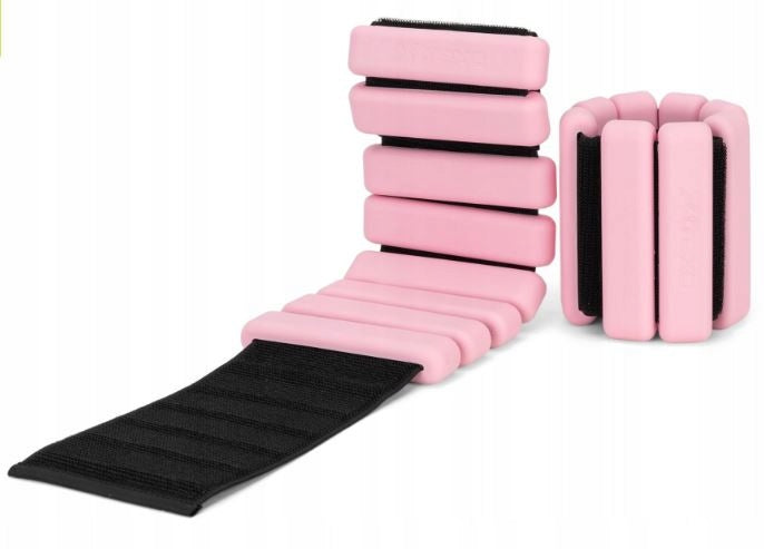 Wrist Weights Rece Silicone Wristbands 2x0,41kg Pink Packaging status original