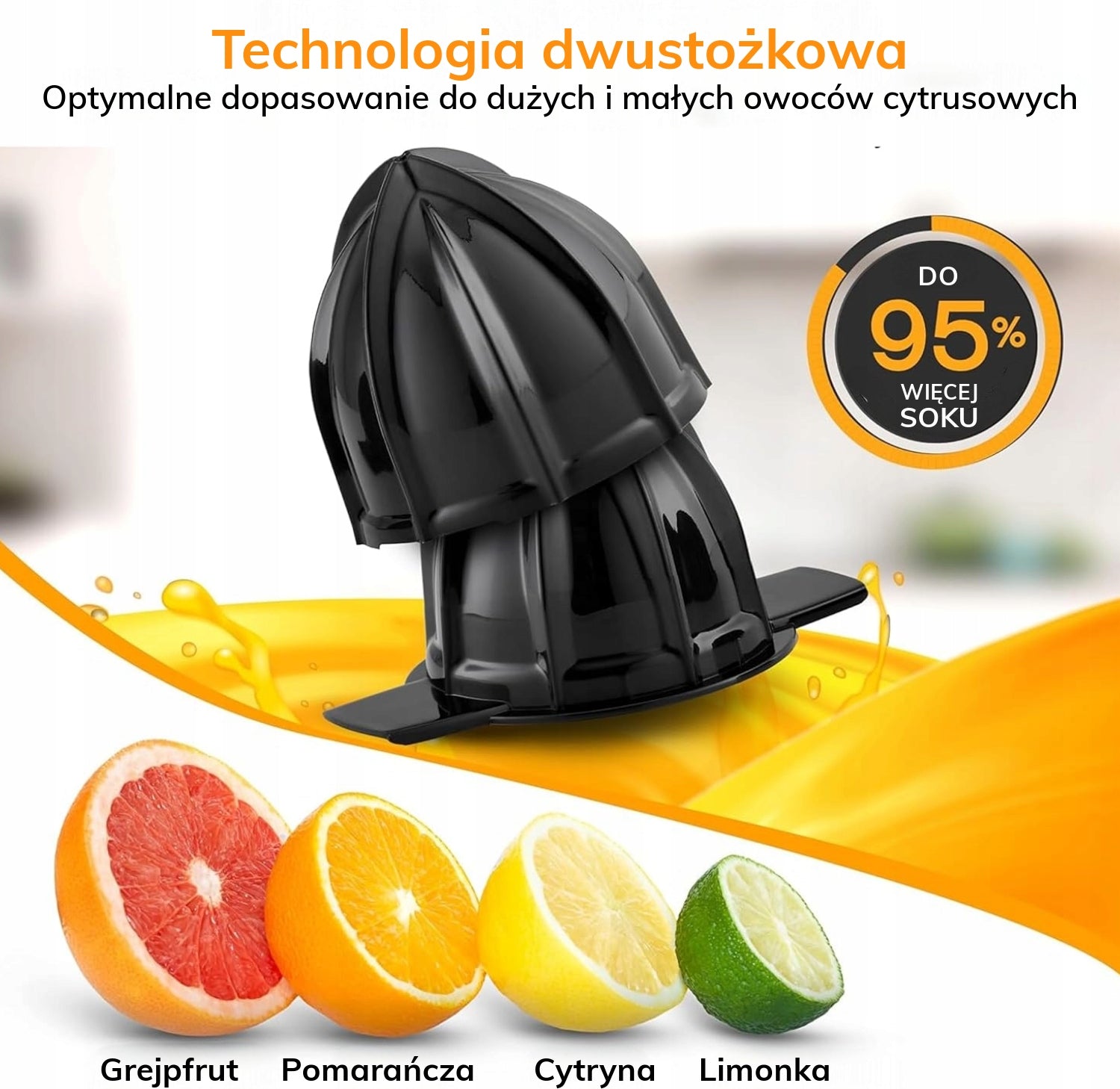 Wyciskarka do cytrusów elektryczna LEBENLANG wyciskacz pomarańczy 700ml Manufacturer code LB389