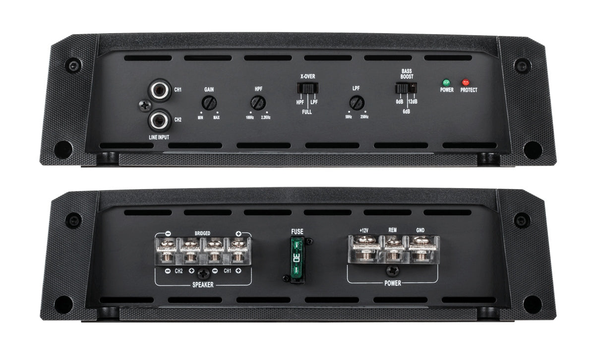 Wzmacniacz samochodowy 2-kanałowy Peiying PY-2C127 120 W Manufacturer code PY-2C127