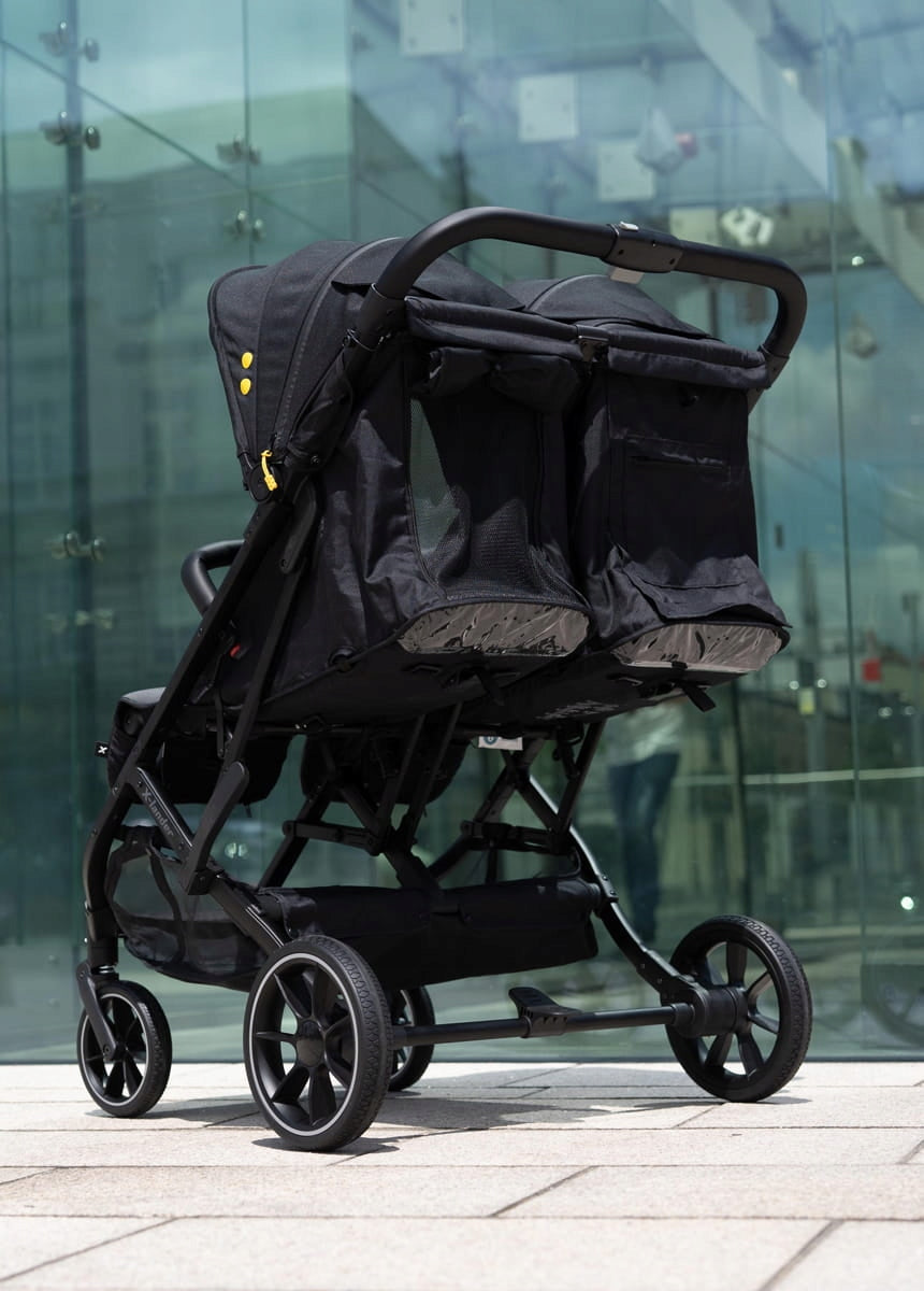 X-lander X-Double Stroller Twin Stroller Double For Twins Manufacturer code Cool Black