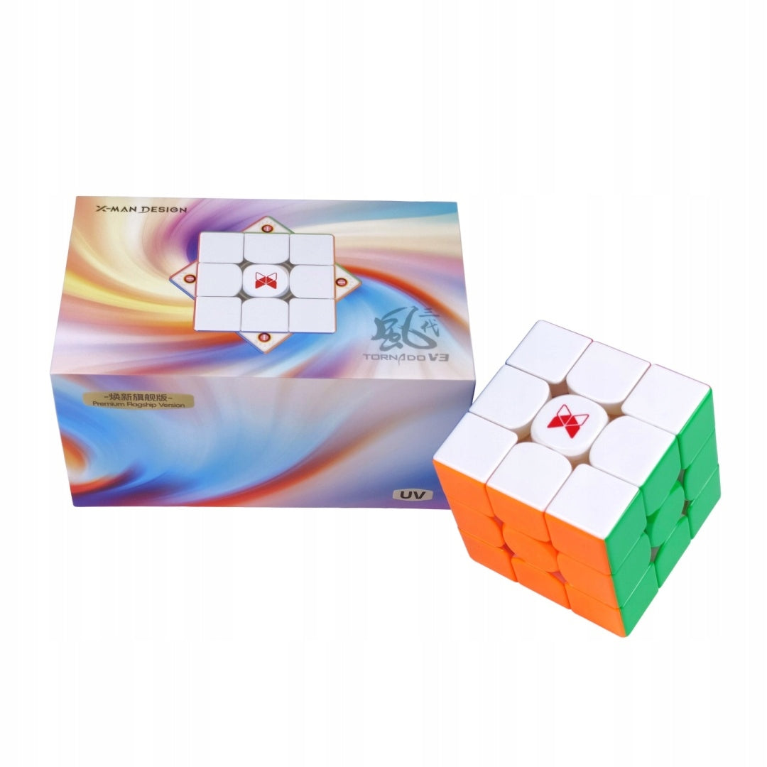 X-man Tornado V3 M Premium 3x3 Flagship UV Puzzle Cube