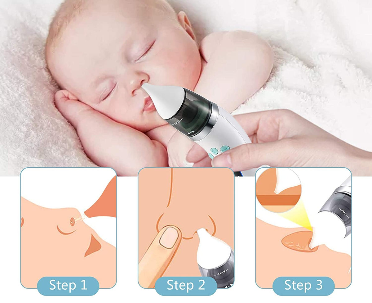 X1000 Electric Nasal Aspirator 4 Tips Medical device no