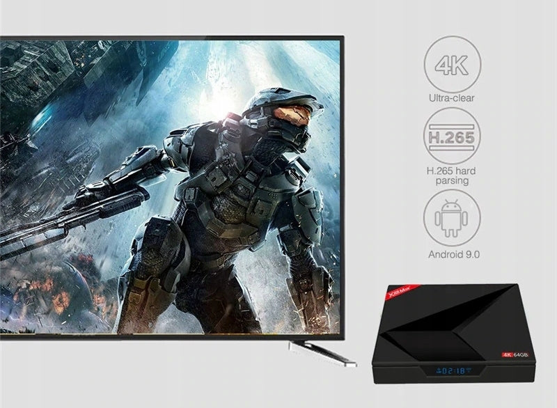 X88 Max Plus 4/64GB Android 9 Smart TV