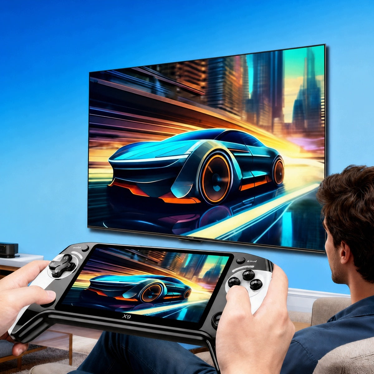 X9 Portable Gaming Console, 5,5 Inch Large Screen Mini Arcade Console 8G Brand no brand