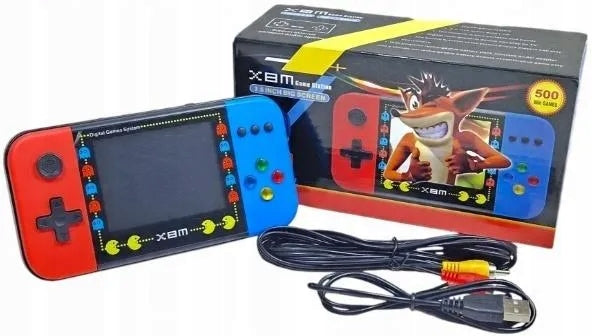 XBM Game Station 500 in 1 Retro Console - Classic Games (Mario, Contra) Packaging status original