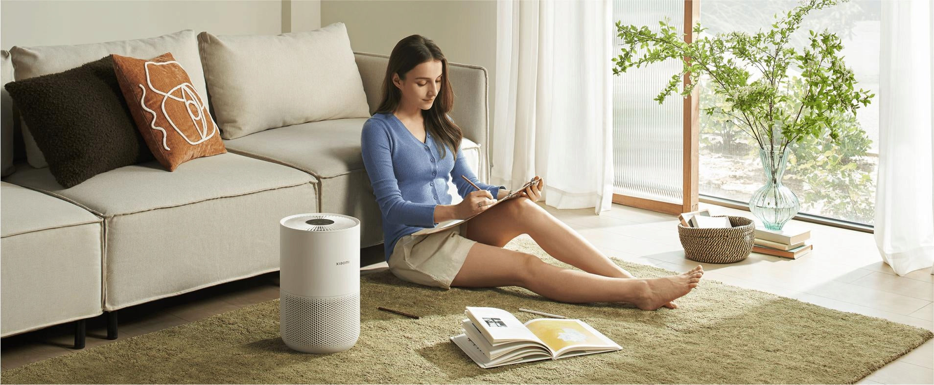 XIAOMI AIR PURIFIER Air Purifier 4 COMPACT HEPA WiFi Smart 230 m³h Maximum efficiency 230 m³/h