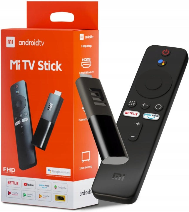 XIAOMI SMART TV STICK NETFLIX GOOGLE PRIME APPS MEDIA PLAYER