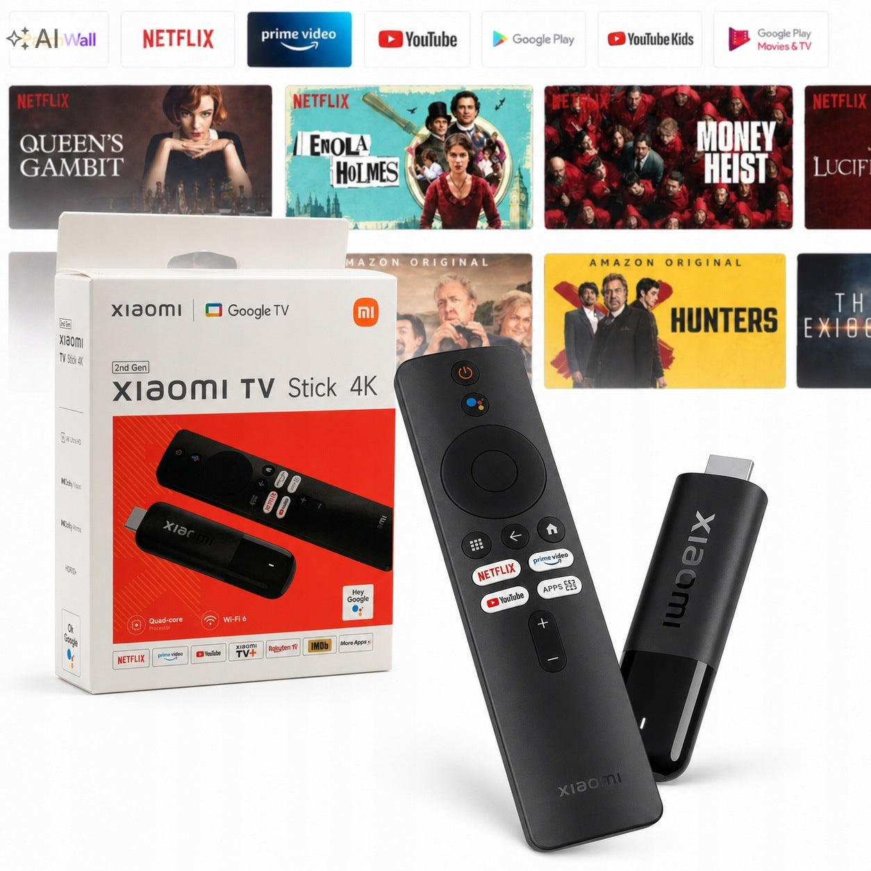XIAOMI Smart TV 4K Google Chromecast STICK 2 Gen