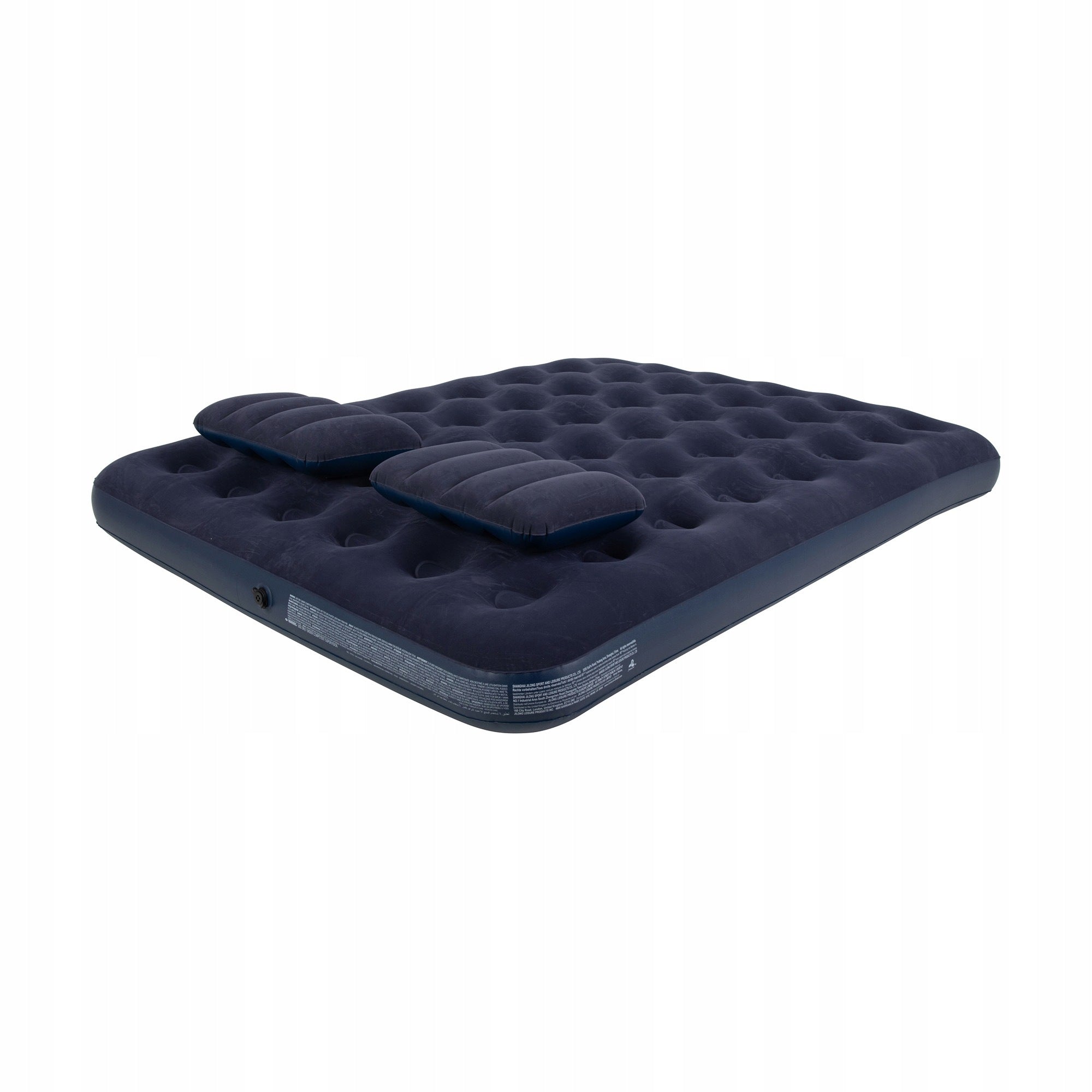 XL inflatable mattress set AVENLI 203x152x22 Manufacturer code Materac welurowy