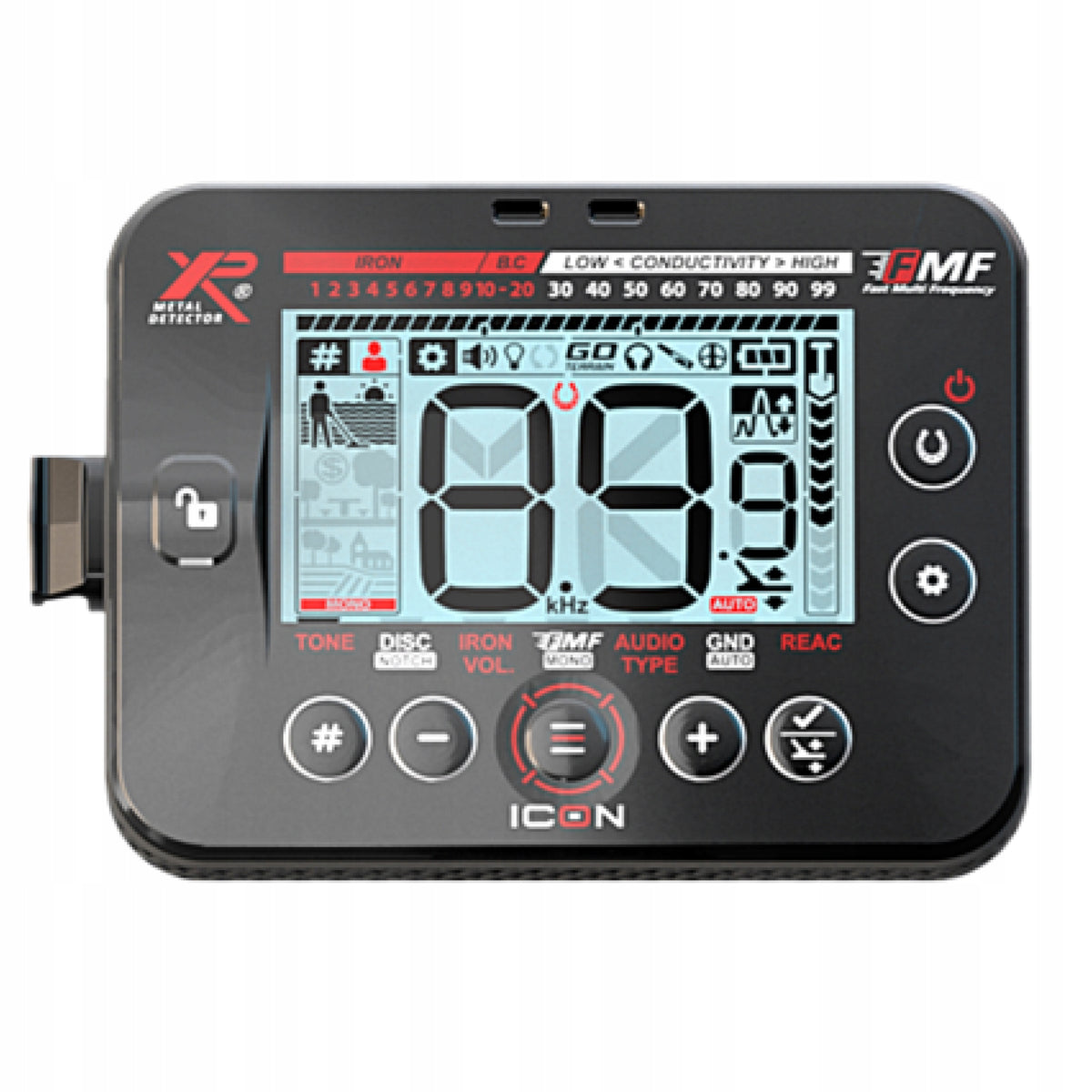 XP metal detectors ICON RC FMF D28FMFIC 11" detector + USB-C audio adapter Manufacturer code ICON-28FMFRC