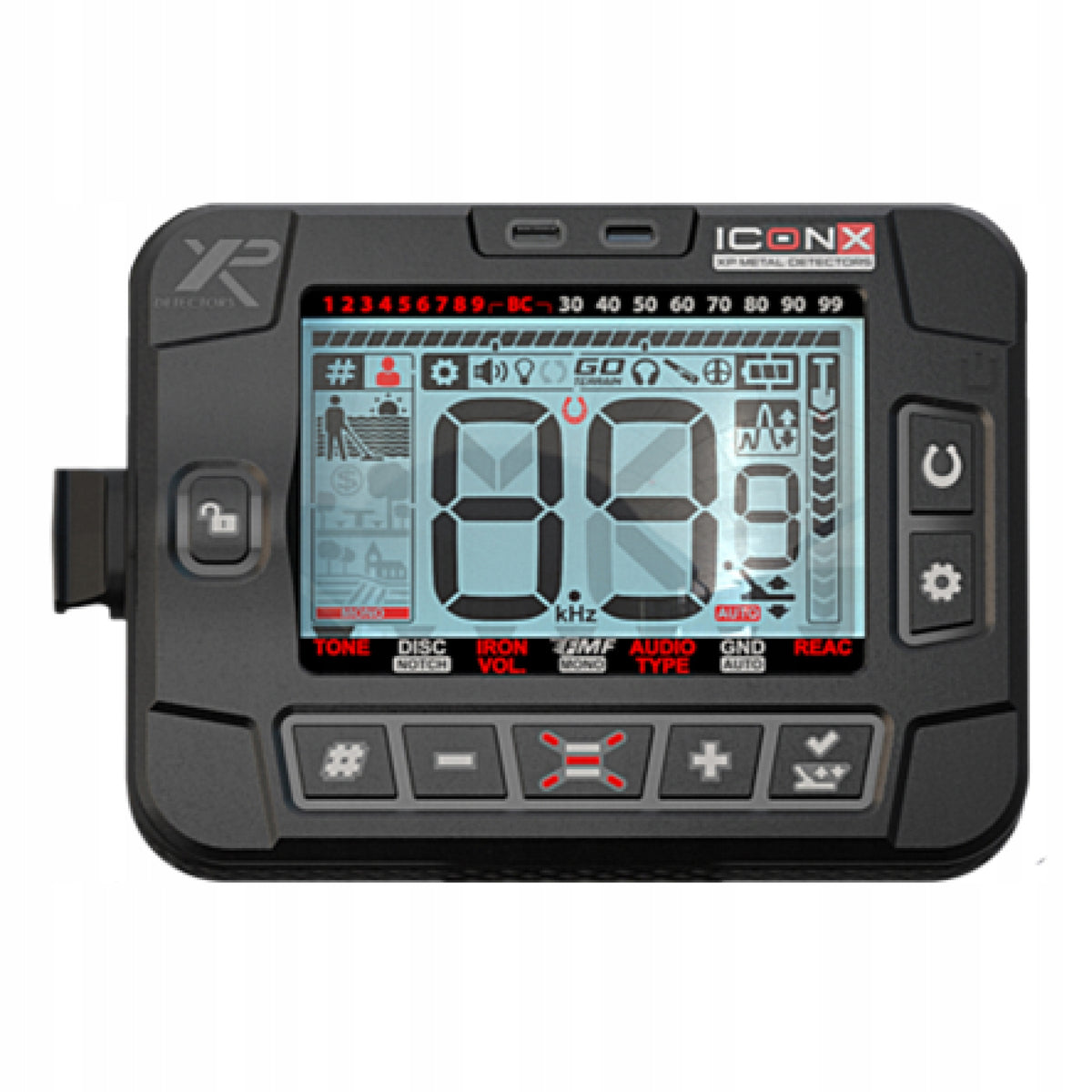 XP metal detectors ICON X RC FMF D28FMFIC 11" detector + USB audio adapter Manufacturer code ICONX-28FMFRC
