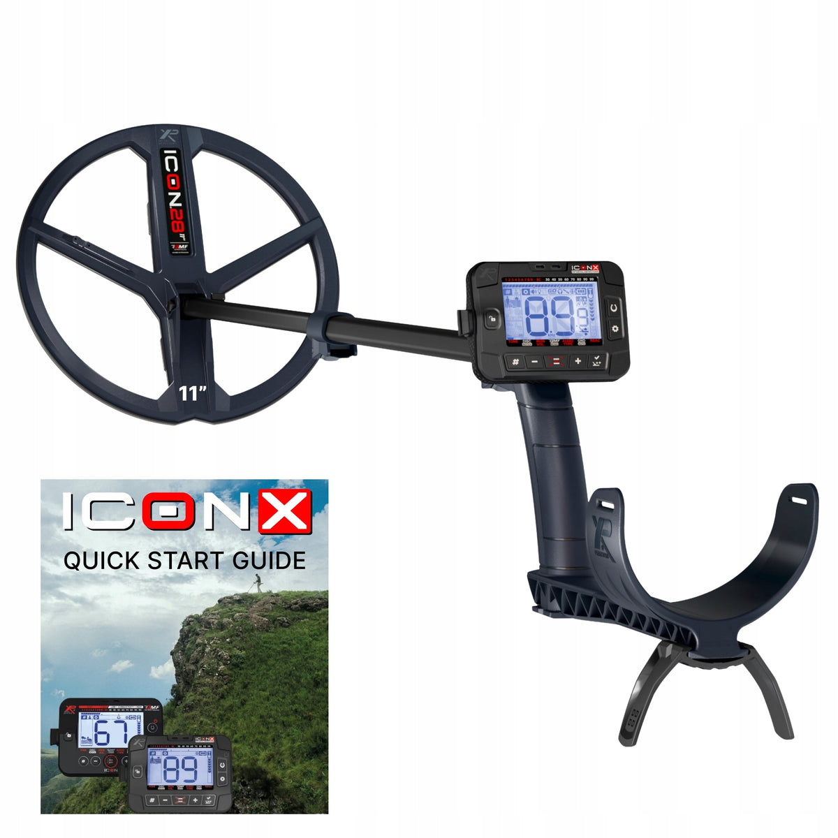 XP metal detectors ICON X RC FMF D28FMFIC 11" detector + USB audio adapter