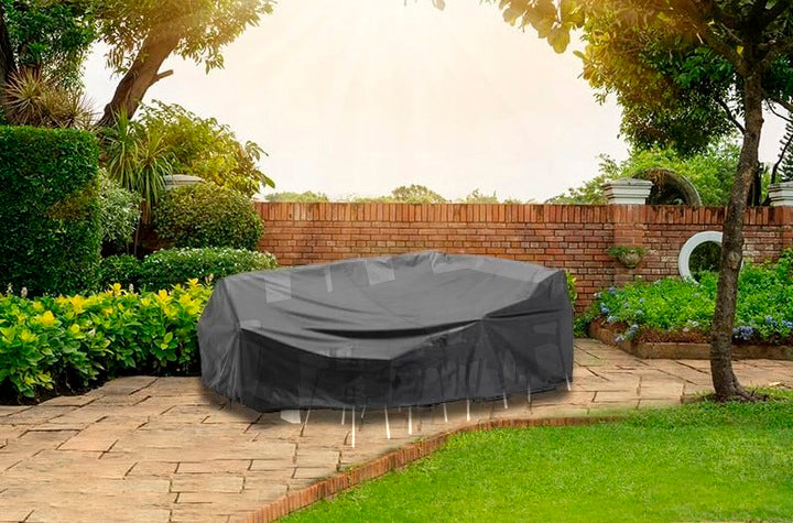 XXL COVER FOR GARDEN FURNITURE SOFA TABLE Waterproof Grey 480x170x120cm Length 480 cm