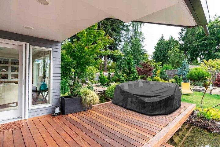 XXL COVER FOR GARDEN FURNITURE SOFA TABLE Waterproof Grey 480x170x120cm Product width 170 cm