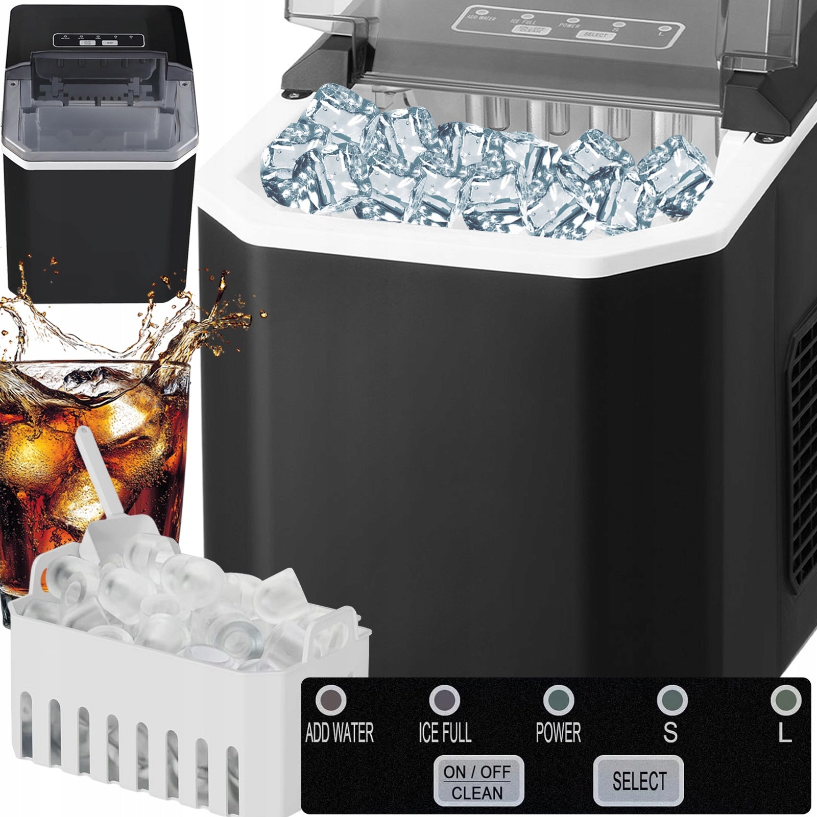 XXL Ice Maker Homemade Cube Machine Express Ice 15 KG