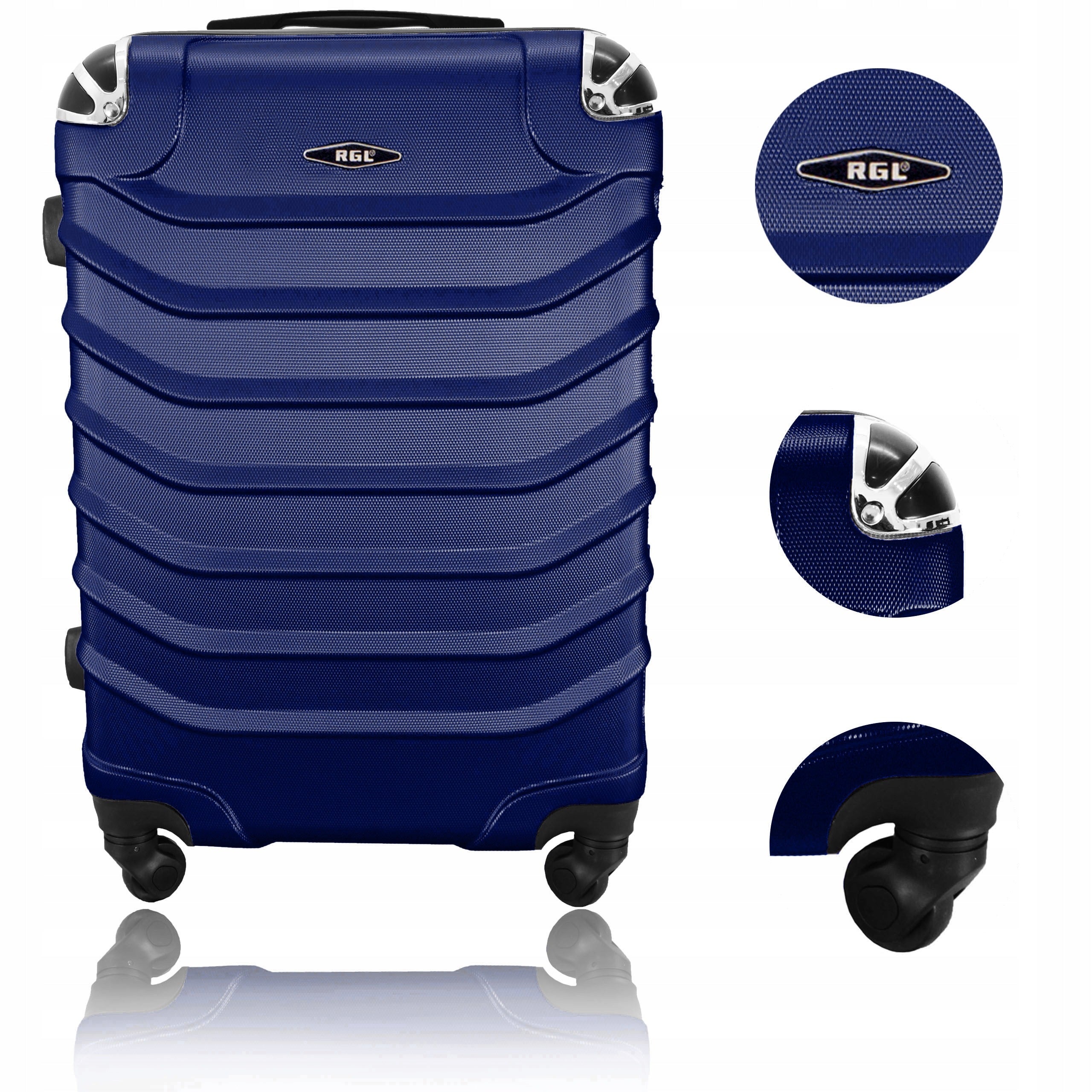 XXL LARGE RGL SUITCASE travel bag luggage 4 ABS WHEELS