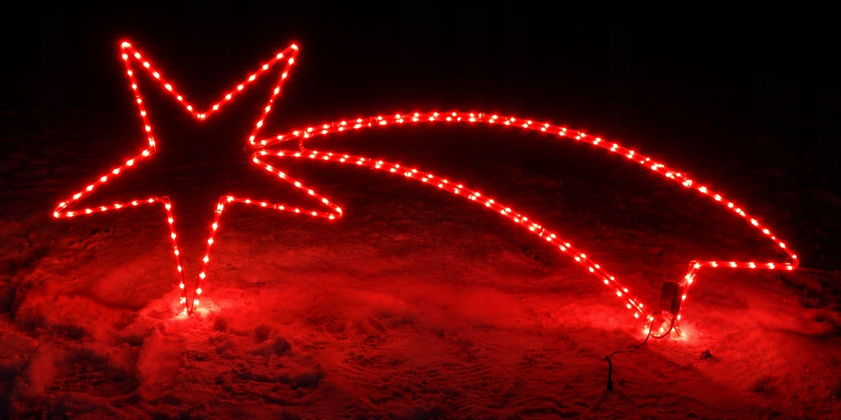 XXL LED star of Bethlehem! GREAT! - RED AND BLUE TO CHOOSE FROM! Manufacturer code OS-001AB