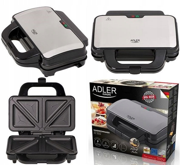 XXL Large Solid Sandwich Toaster 1300W XXL Strong Toaster Power rating 1300 W