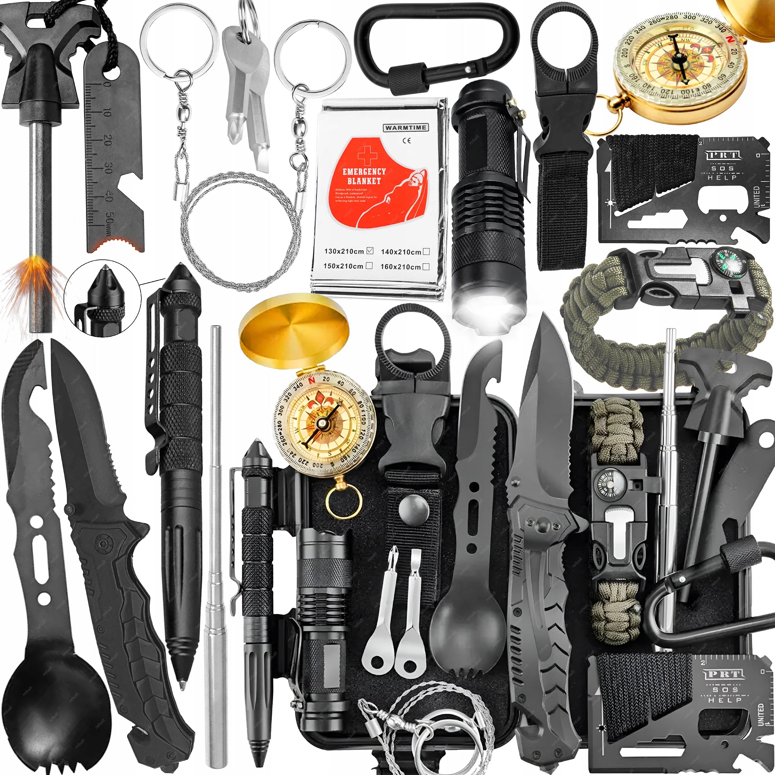 XXL MILITARY SURVIVAL KIT TOOLS RT0280