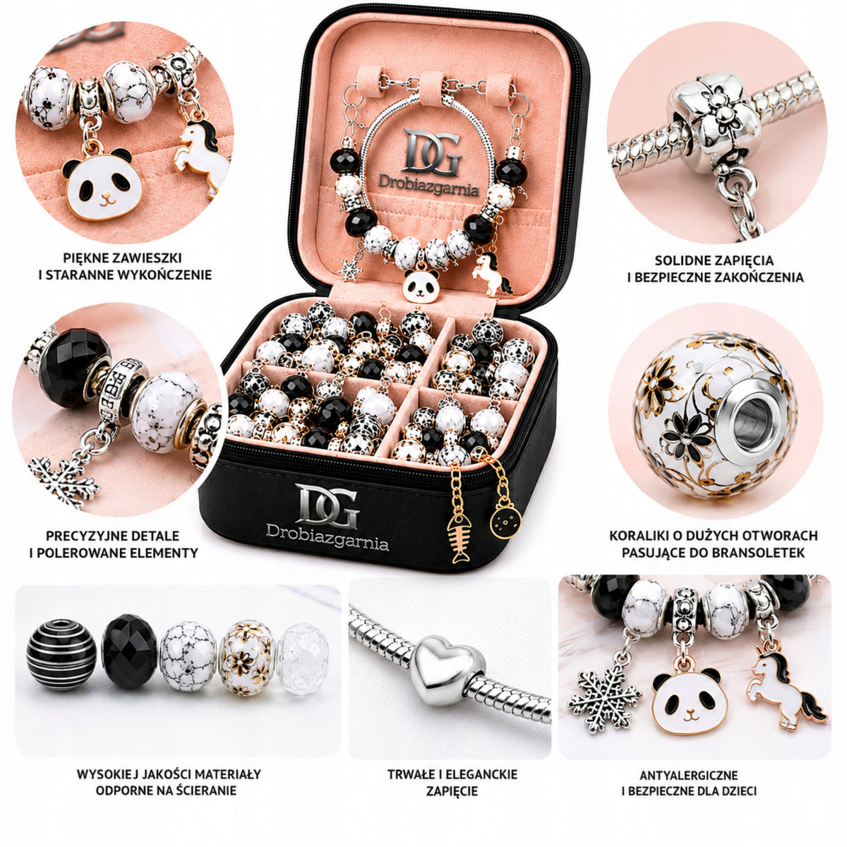 XXL SET FOR MAKING JEWELRY BRACELETS NECKLACES Drobiazgarnia Manufacturer code DG-114