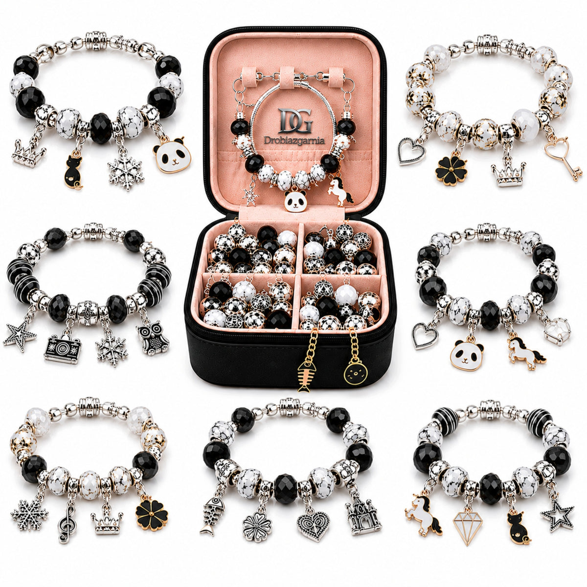 XXL SET FOR MAKING JEWELRY BRACELETS NECKLACES Drobiazgarnia Packaging status original