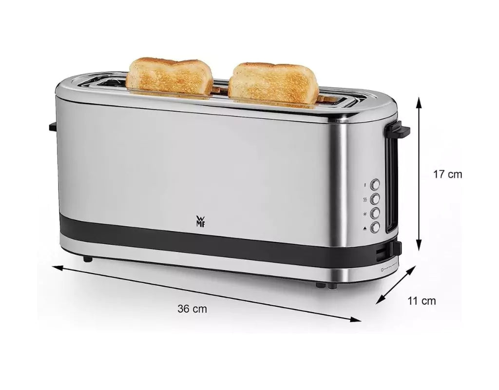 XXL Toaster WMF KitchenMinis Single Chamber Silver 2-Slices Power rating 900 W