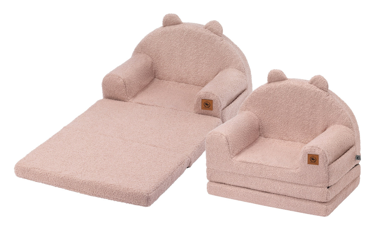 XXL folding seat pink lamb | BOUCLE RoyalChild