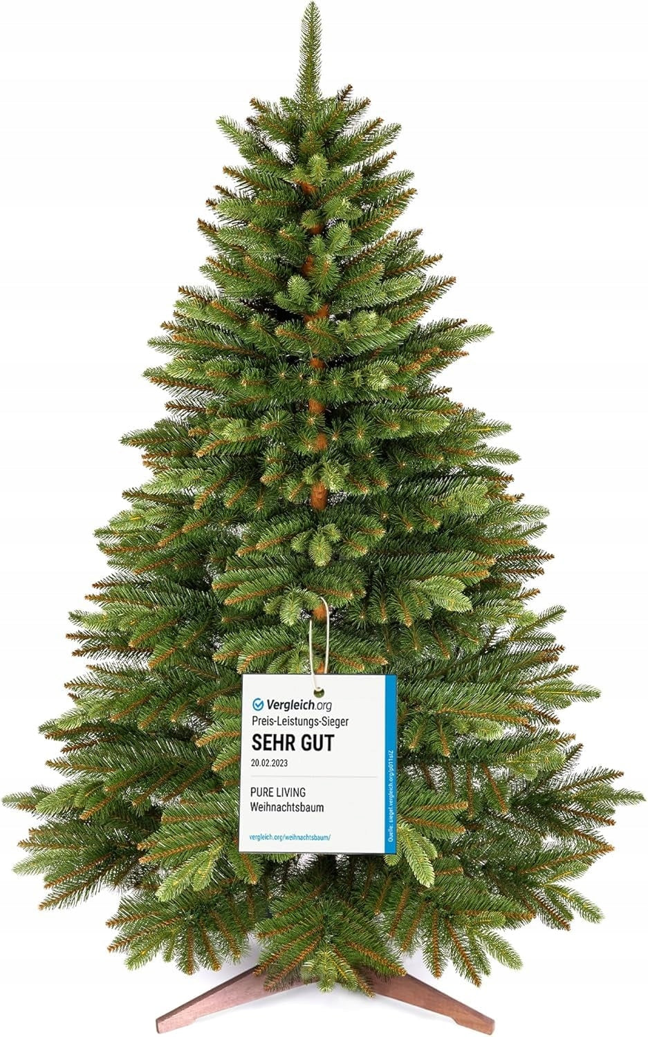 XYZ Model-150 artificial Christmas tree with wooden stand and bag