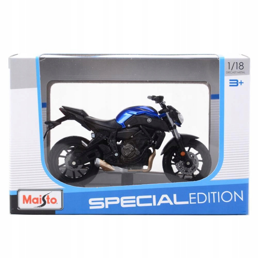 YAMAHA MT-07 motorcycle model scale 1:18 Maisto Manufacturer code 10139047/2