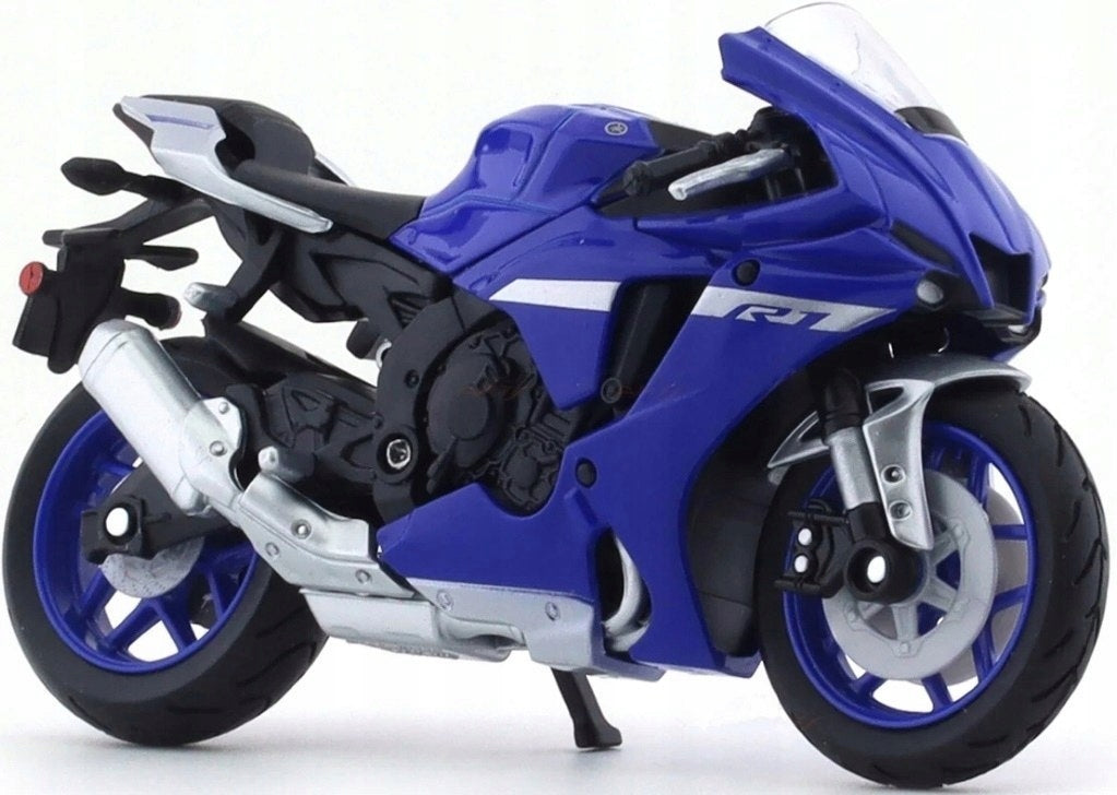 YAMAHA YZF-R1 2021 model on stand 1:18 Maisto
