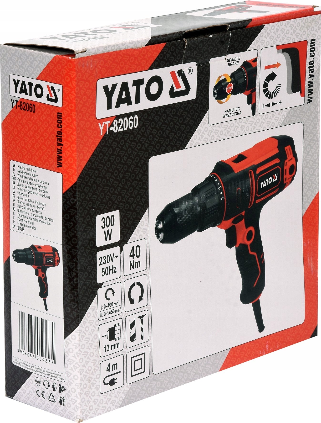 YATO 13MM NETWORK DRILL Drill weight 1.8 kg
