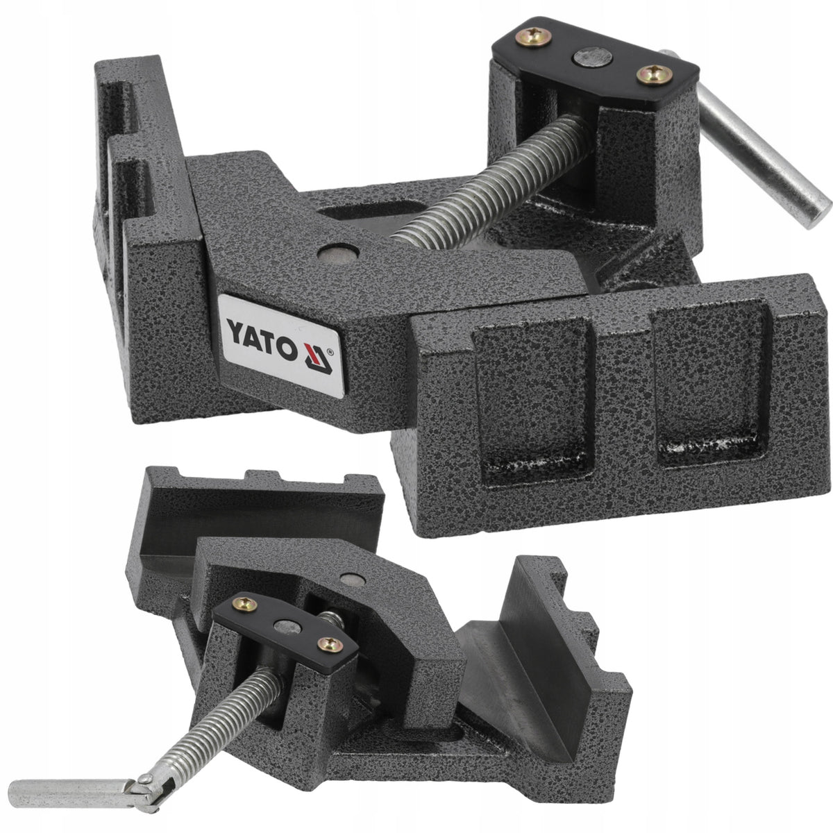 YATO ANGLE VISE 100MM CAST IRON ANGLE CLAMP CORNER PRESSURE 35KG YT-65137