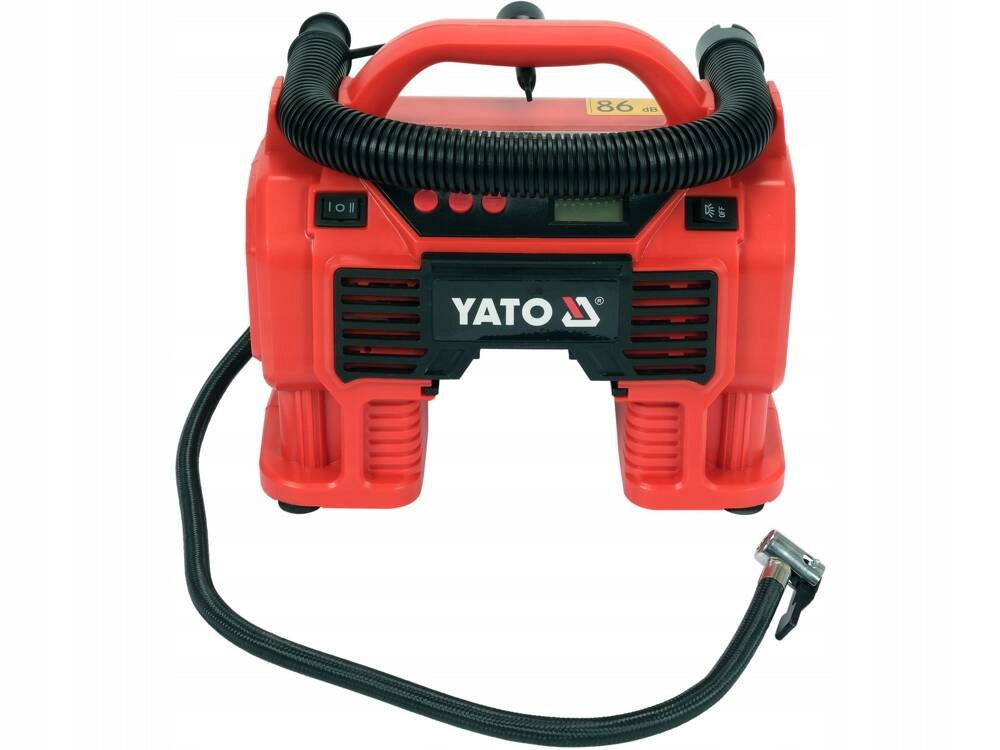 YATO COMPRESSOR CAR COMPRESSOR Rechargeable 18V +12V YT-23248 11 BAR Brand Toya
