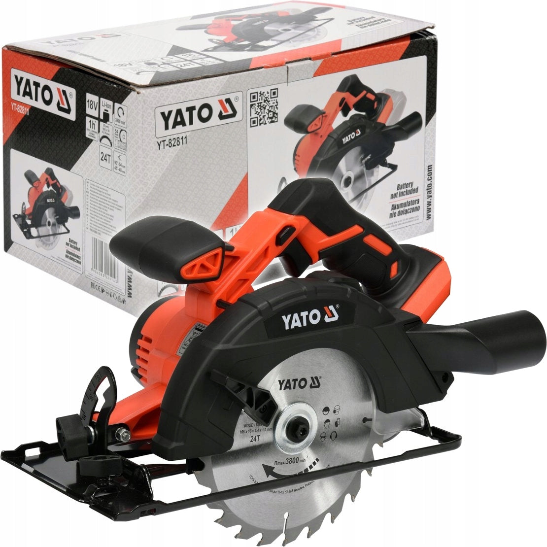 YATO CORDLESS SAW 165MM 18V CIRCULAR SAW