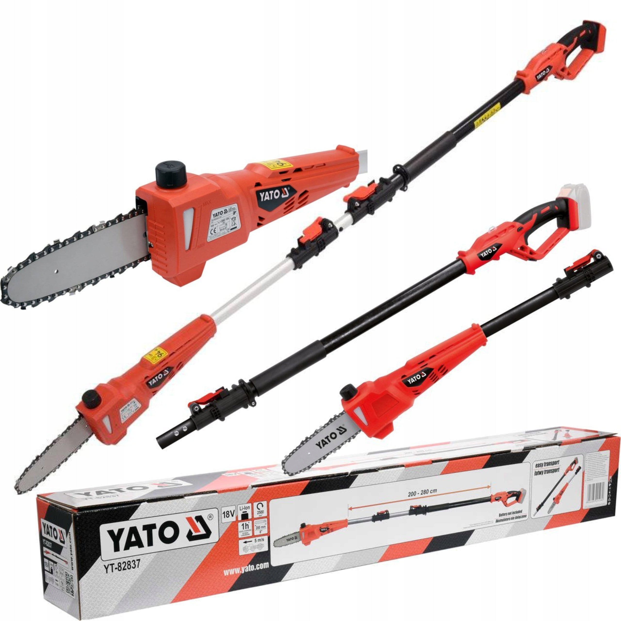 YATO CORDLESS SAW TELESCOPIC SAW BOOM 18V BODY